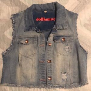 Dollhouse Denim Vest